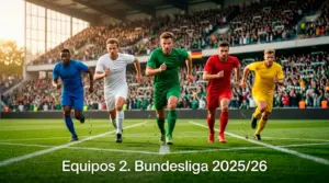 Equipos 2. Bundesliga 2025/26 — Favoritos y Carrera por el Ascenso